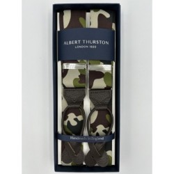 Bretelle a Y elastiche fantasia militare Camouflage 35mm