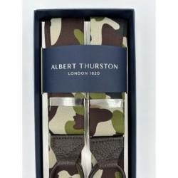Bretelle a Y elastiche fantasia militare Camouflage 35mm