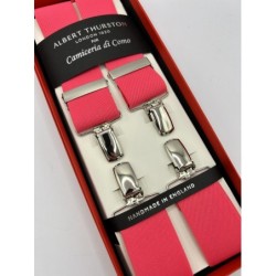 Bretelle a X elastiche Rosa 35mm 4 clips