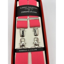 Bretelle a X elastiche Rosa 35mm 4 clips