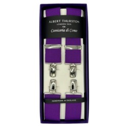 Bretelle a X elastiche Viola 35mm 4 clips