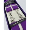 Bretelle a X elastiche Viola 35mm 4 clips