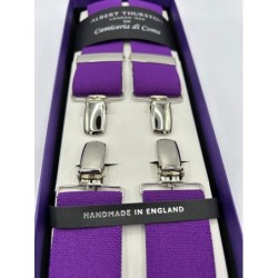 Bretelle a X elastiche Viola 35mm 4 clips