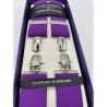 Bretelle a X elastiche Viola 35mm 4 clips