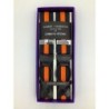 Bretelle a Y fantasia Regimental Arancione/Nero lavorazione Brogue