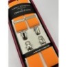 Bretelle a X elastiche colore arancione 35mm con 4 clip